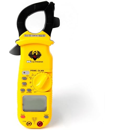 True-RMS Dual Display 600A Clamp Meter w, Backlit LCD, 600 A A